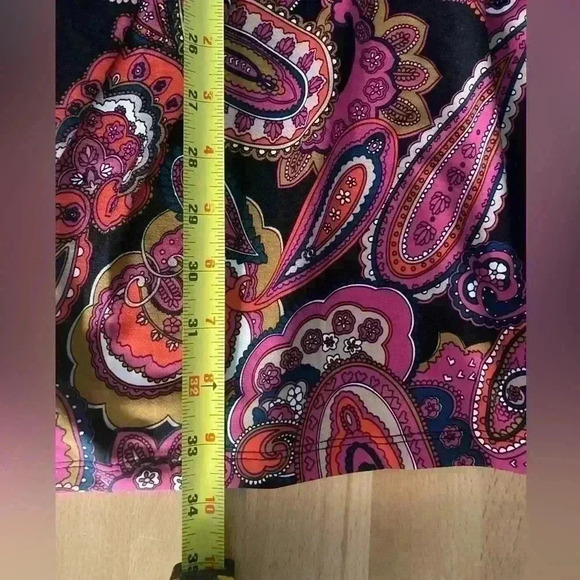 Trina Turk Birch Colorful Paisley Stretch Jersey Blouson Mini Dress NEW - Picture 11 of 11